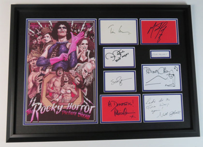 Rocky Horror Picture 18x28 Display by 8 Cast Members JSA (Z98515)