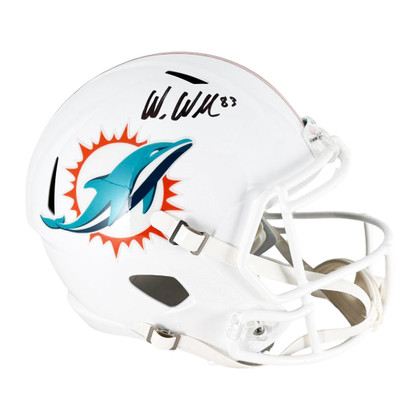 Wes Welker Signed Miami Dolphins Speed Full-Size Replica Football Helmet (JSA)