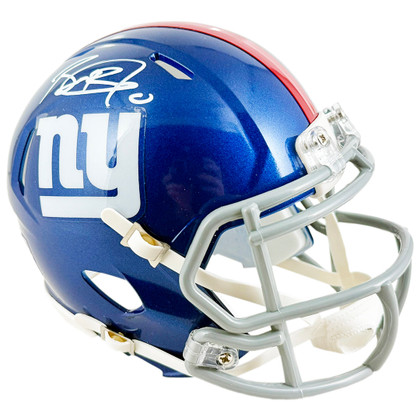Brian Burns Signed New York Giants Speed Mini Football Helmet (JSA)