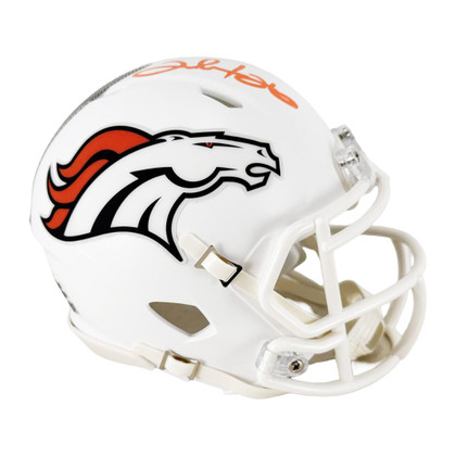 Clinton Portis Signed Denver Broncos Alt 2024 Speed Mini Football Helmet (Beckett)
