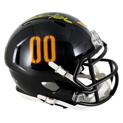 Clinton Portis Signed Washington Commanders Alt 2024 Speed Mini Football Helmet (Beckett)