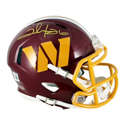 Clinton Portis Signed Washington Commanders Speed 2026 Mini Football Helmet (Beckett)