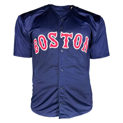 David Ortiz Signed Boston Navy Baseball Jersey (JSA)