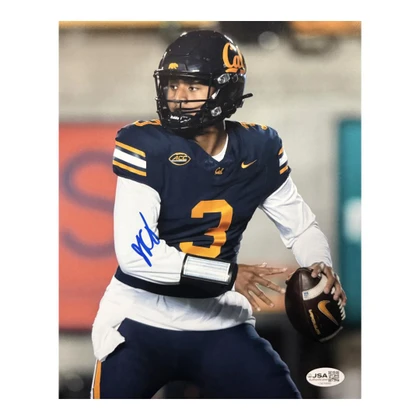 Jaron-Keawe Sagapolutele Signed California Pose 14 Football 8x10 Photo (JSA)