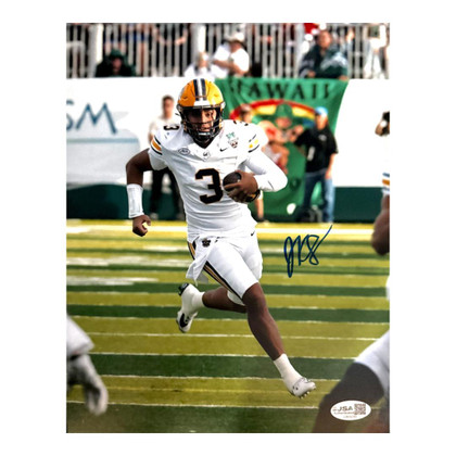 Jaron-Keawe Sagapolutele Signed California Pose 6 Football 8x10 Photo (JSA)