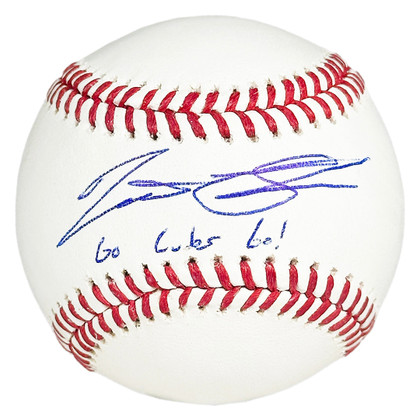Matt Shaw Signed Go Cubs Go! Inscription Rawlings Official Major League Baseball (Fanatics)