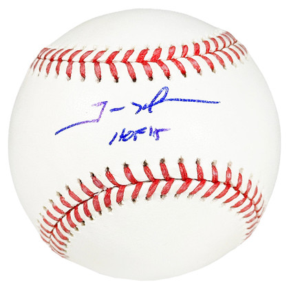 Trevor Hoffman Signed HOF 18 Inscription Rawlings Official Major League Baseball (MLB)