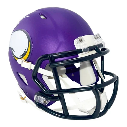 Cris Carter Signed Minnesota Vikings Speed Mini Football Helmet (Beckett)