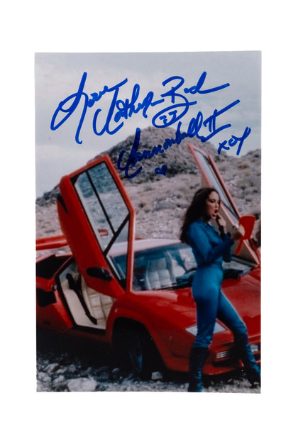 Catherine Bach Signed Movie Still