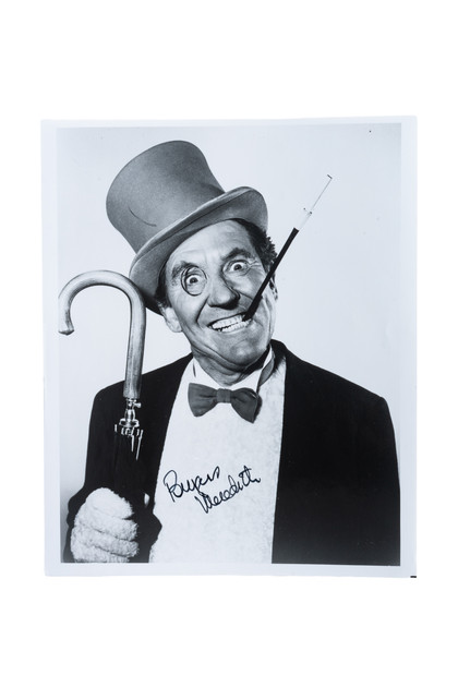 Burgess Meredith Signed Television Still