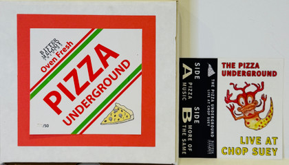 The Pizza Underground Limited Edition Pizza Box with cassette cover and sealed cassette