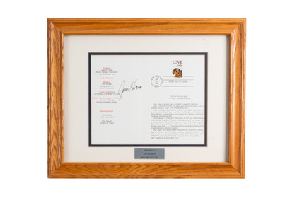 Jim Henson Signed First Day of Issue Postal Stamp Launch Program