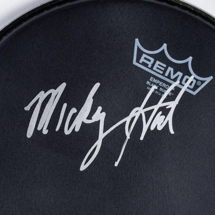 The Grateful Dead: Mickey Hart In-Person Signed Drumhead (JSA)