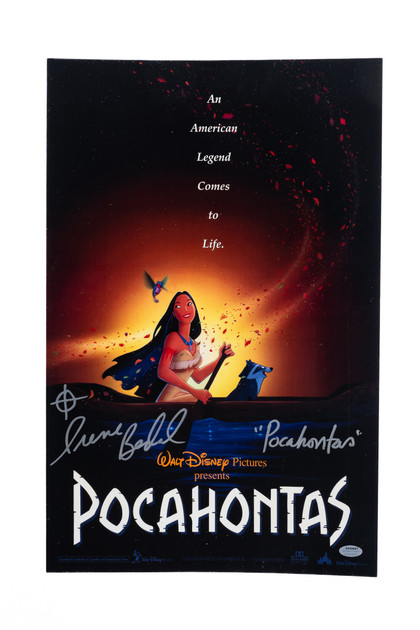 Irene Bedard Pocahontas Signed Poster