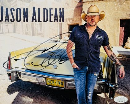 Jason Aldean Signed 8x10 Photo JSA