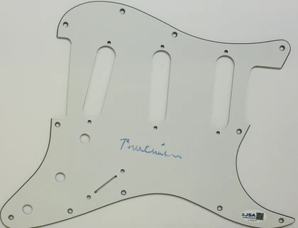 Bill Clinton Signed Electric Guitar Pickguard JSA