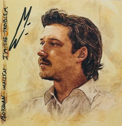 Morgan Wallen Signed "I'm The Problem" CD Cover JSA