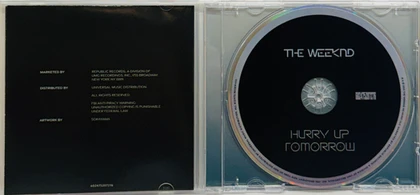 The Weeknd Abel Tesfaye Signed "Hurry Up Tomorrow" CD Insert ACOA