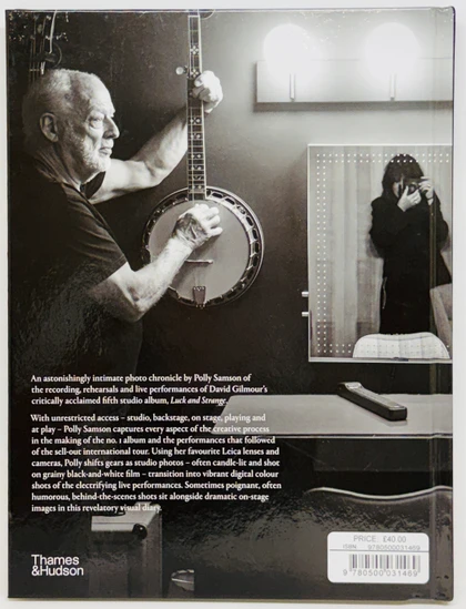 David Gilmour & Polly Samson Signed "Luck and Strange Studio/Live" Book JSA