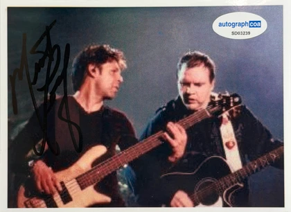 Meat Loaf Signed 4x6 Photo ACOA