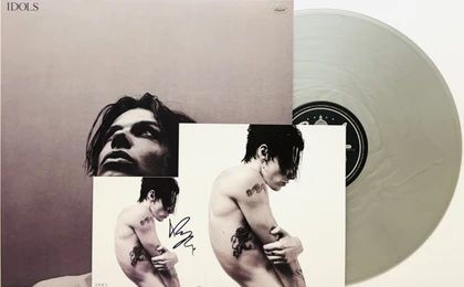 Yungblud Signed "Idols" 5x5 Art Card with LP JSA
