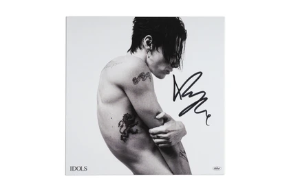 Yungblud Signed "Idols" 5x5 Art Card with LP JSA
