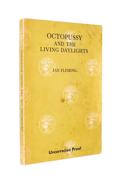 Ian Fleming's Octopussy and the Living Daylights Unsigned Uncorrected Proof