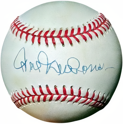 Hal Newhouser Signed Roal Rawlings Ofc American League Baseball Toned  Coa (Detroit Tigers/Cleveland/Hof)