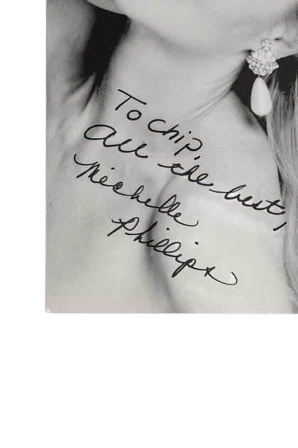 Michelle Phillips Hand-Signed Vintage Studio Publicity Portrait