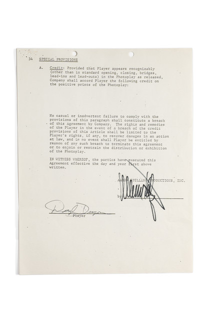 Captain & Tennille Signed Individual Screen Acting Contracts