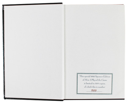 Byron Nelson Signed How I Played the Game Hardcover Book LE BAS #BY103719