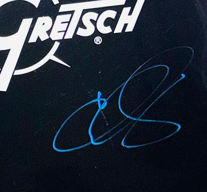 Chris Layton Signed 19” Drumhead JSA