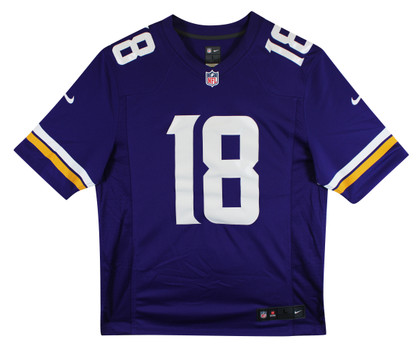 Vikings Justin Jefferson Authentic Signed Purple Nike Limited Jersey BAS Wit 2