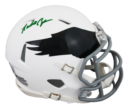 Eagles Randall Cunningham Signed 1969-73 TB Speed Mini Helmet W/ Case BAS Wit Version 1