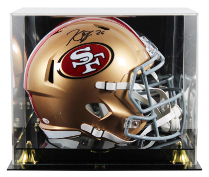 49ers Kaelon Black Signed Full Size Speed Rep Helmet W/ Case JSA Witnessed
