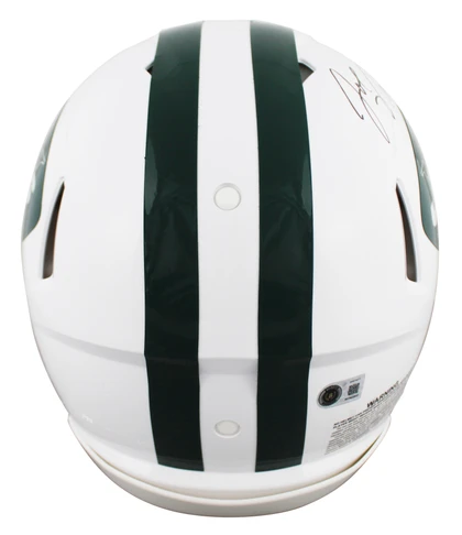 Jets Joe Namath Signed 1965-77 TB Speed F/S Speed Proline Helmet W/ Case BAS Wit
