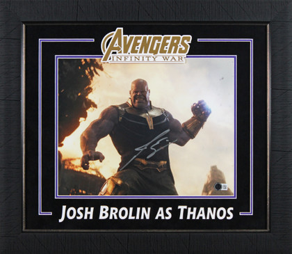 Josh Brolin Avengers Infinity War Signed 11x14 Framed Photo BAS #BM58674