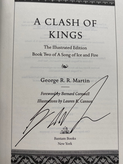 A Clash of Kings: The Illustrated Edition: A Song of Ice and Fire: Book Two (A Song of Ice and Fire Illustrated Edition)