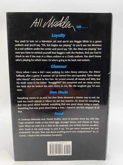 All Madden: Hey, I'm Talking Pro Football!