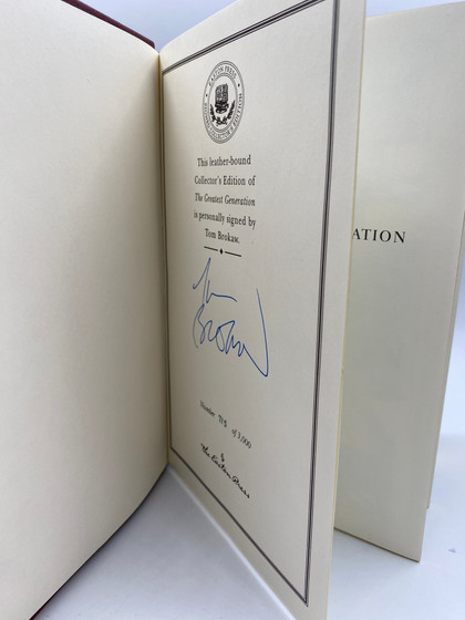 The Greatest Generation. Numbered Collectors Edition. 715 of 3,000