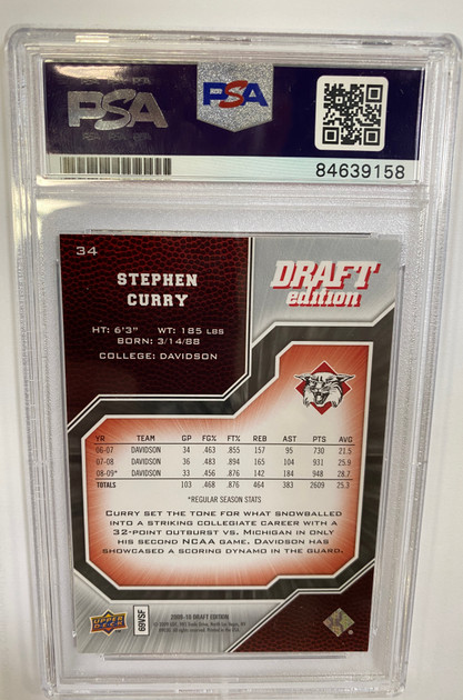 Stephen Curry Draft Edition Rookie Card 