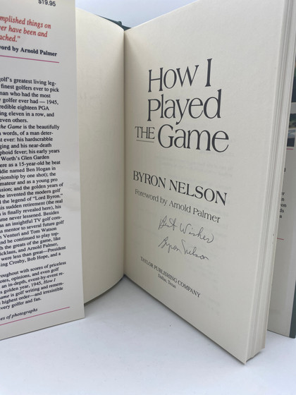 How I Played the Game: An Autobiography