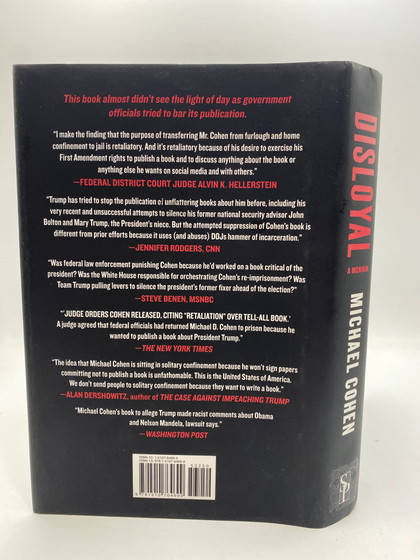 Disloyal: A Memoir: The True Story of the Former Personal Attorney to President Donald J. Trump