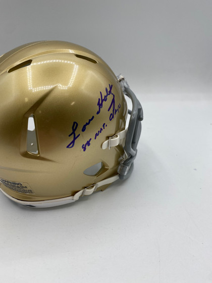 Lou Holtz Mini Helmet 