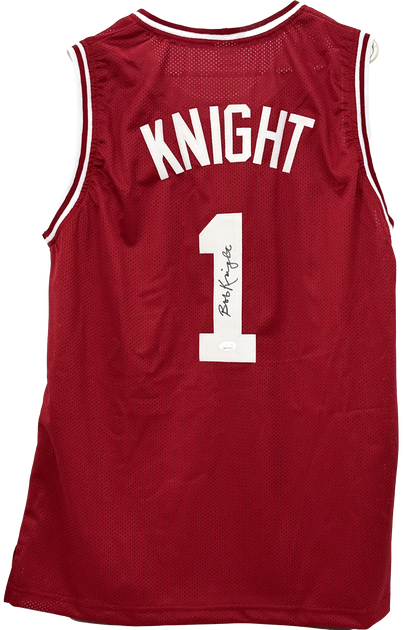 Bob Knight Signed Collectors Jersey