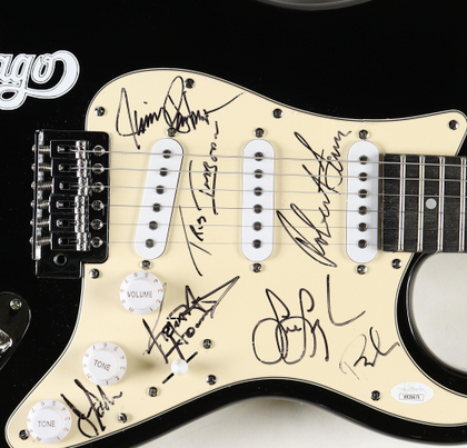 "Chicago" Signed Guitar