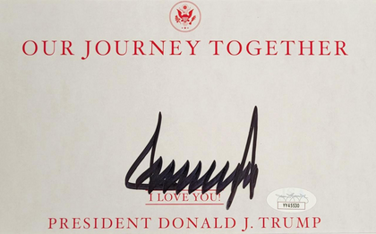 Donald J. Trump Assassination Attempt Signed Bookplate