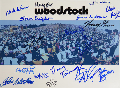 Woodstock Signed Picture