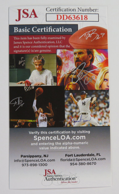 Joe Nameth Signed Matted Artwork