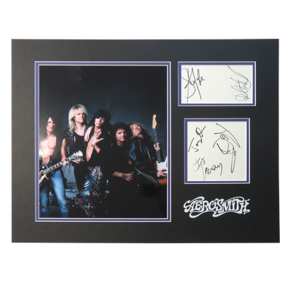 Aerosmith Signed Display